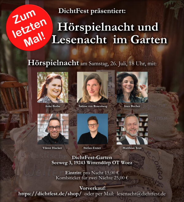 Eintrittskarte Hörspielnacht